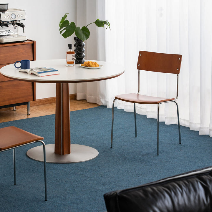 Scandinavian Boxwood Armless Dining Chair PINECONE