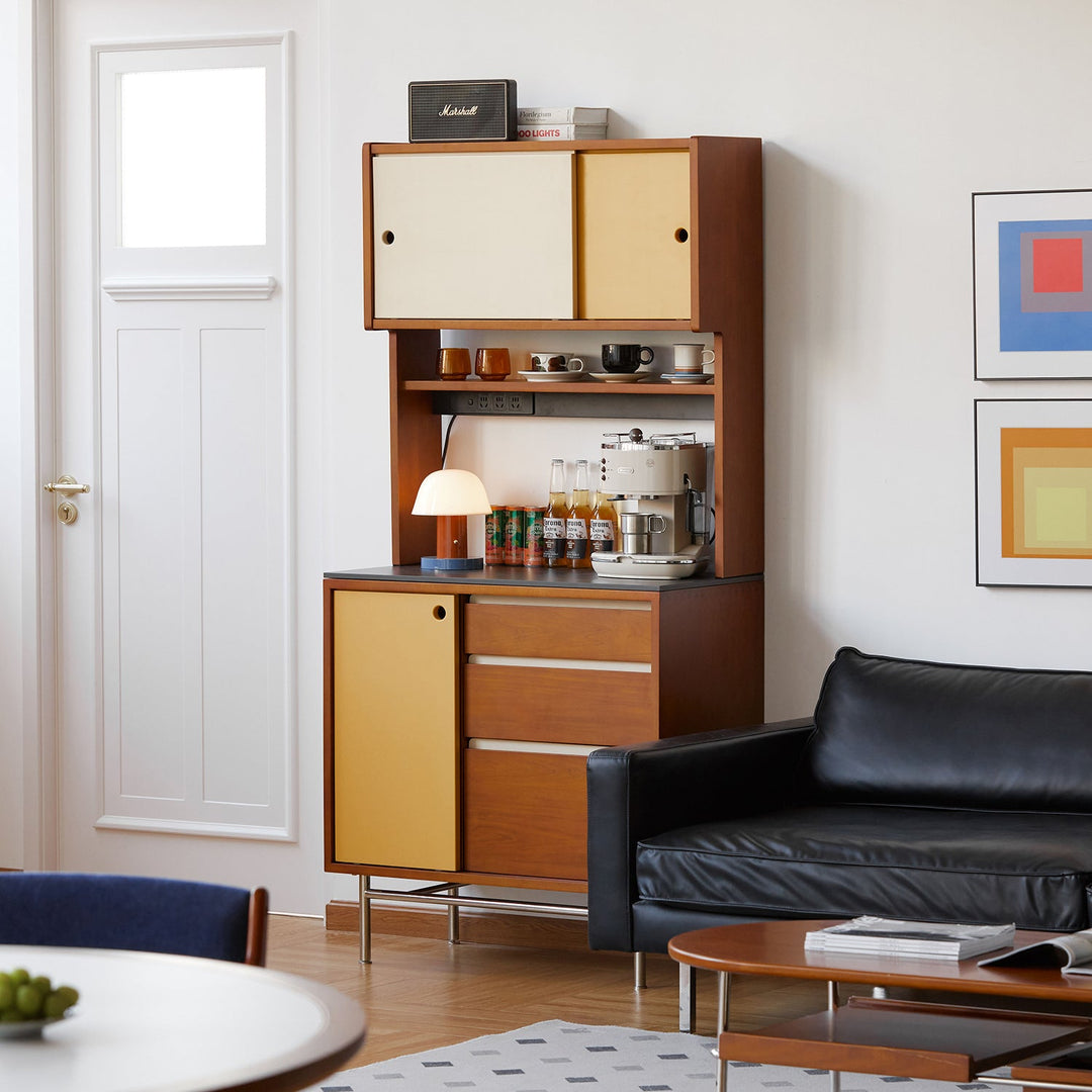 Vintage Boxwood Storage Side Cabinet EASEBAR