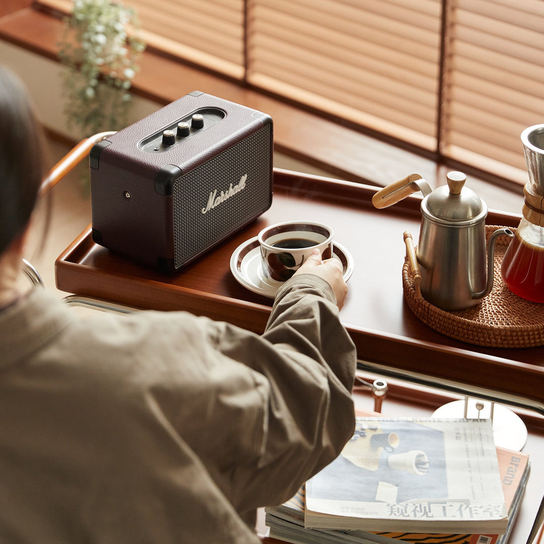 Vintage Boxwood Wheeled Trolley Side Table N PLUS