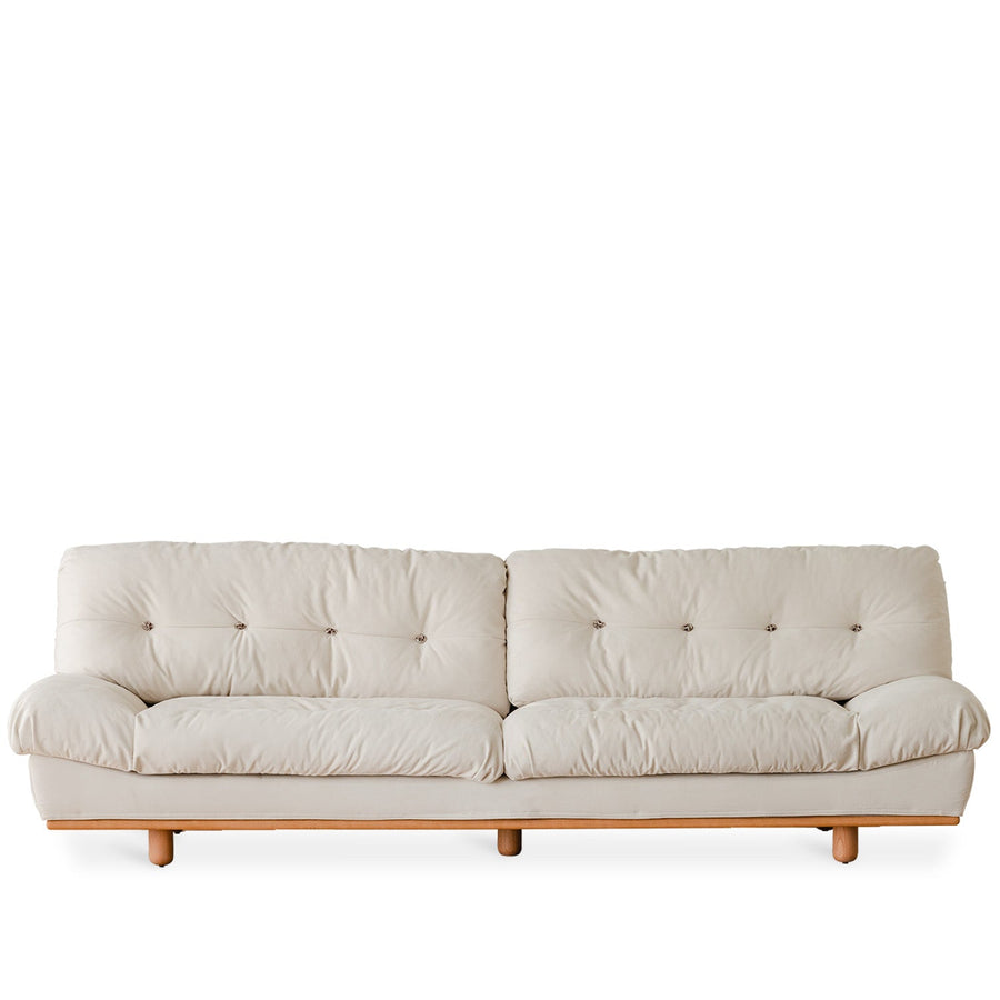 Scandinavian Cat Scratch Resistant Fabric 4 Seater Sofa NIMBUS