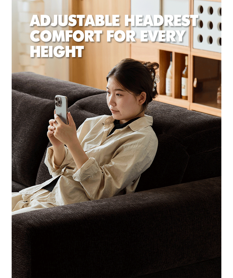 Cream Chenille Velvet Fabric Electric Recliner 2 Seater Sofa LOLO More Details and Instruction_4