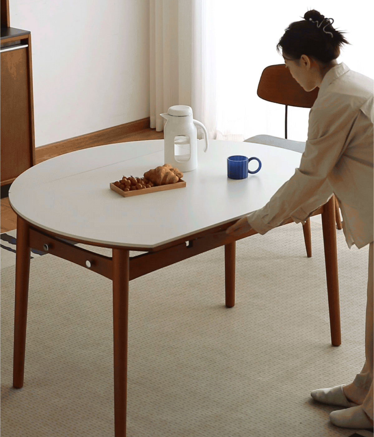 Vintage Sintered Stone Extendable Dining Table MINIMA More Details and Instruction_4