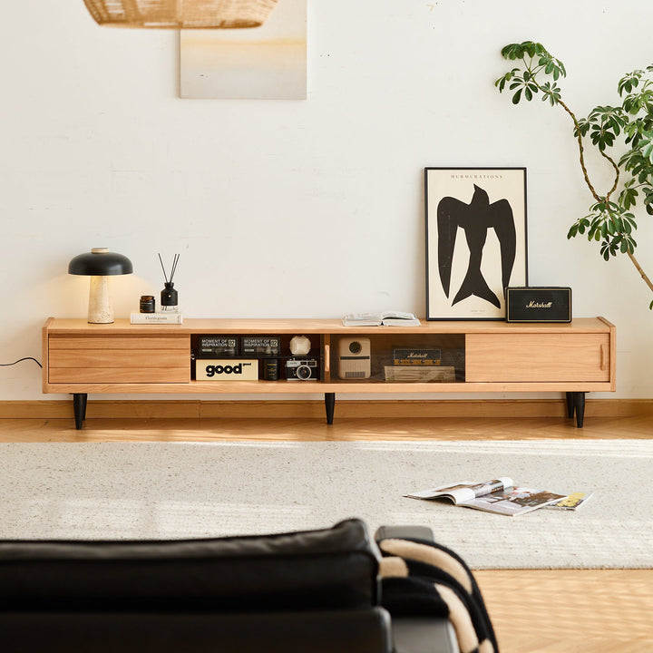 Scandinavian Oak Wood TV Console LYNE