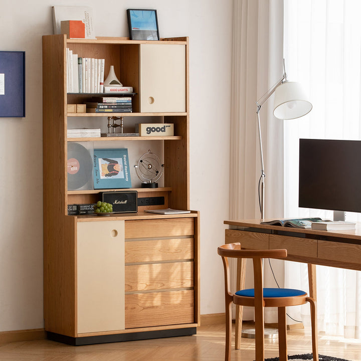 Scandinavian Cherry Wood Storage Side Cabinet TIME