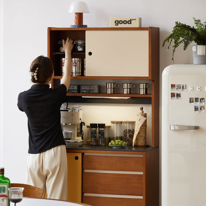 Vintage Boxwood Storage Side Cabinet EASEBAR
