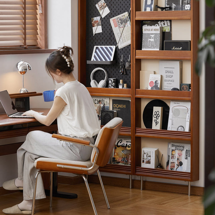 Vintage boxwood wall shelf bookshelf slimo color swatches.