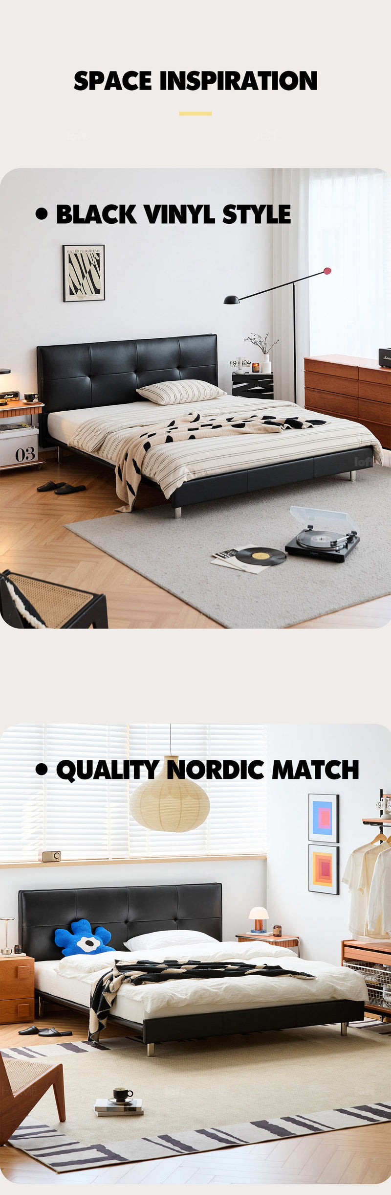 Bauhaus Genuine Leather Bed SKILLFUL More Details and Instruction_14