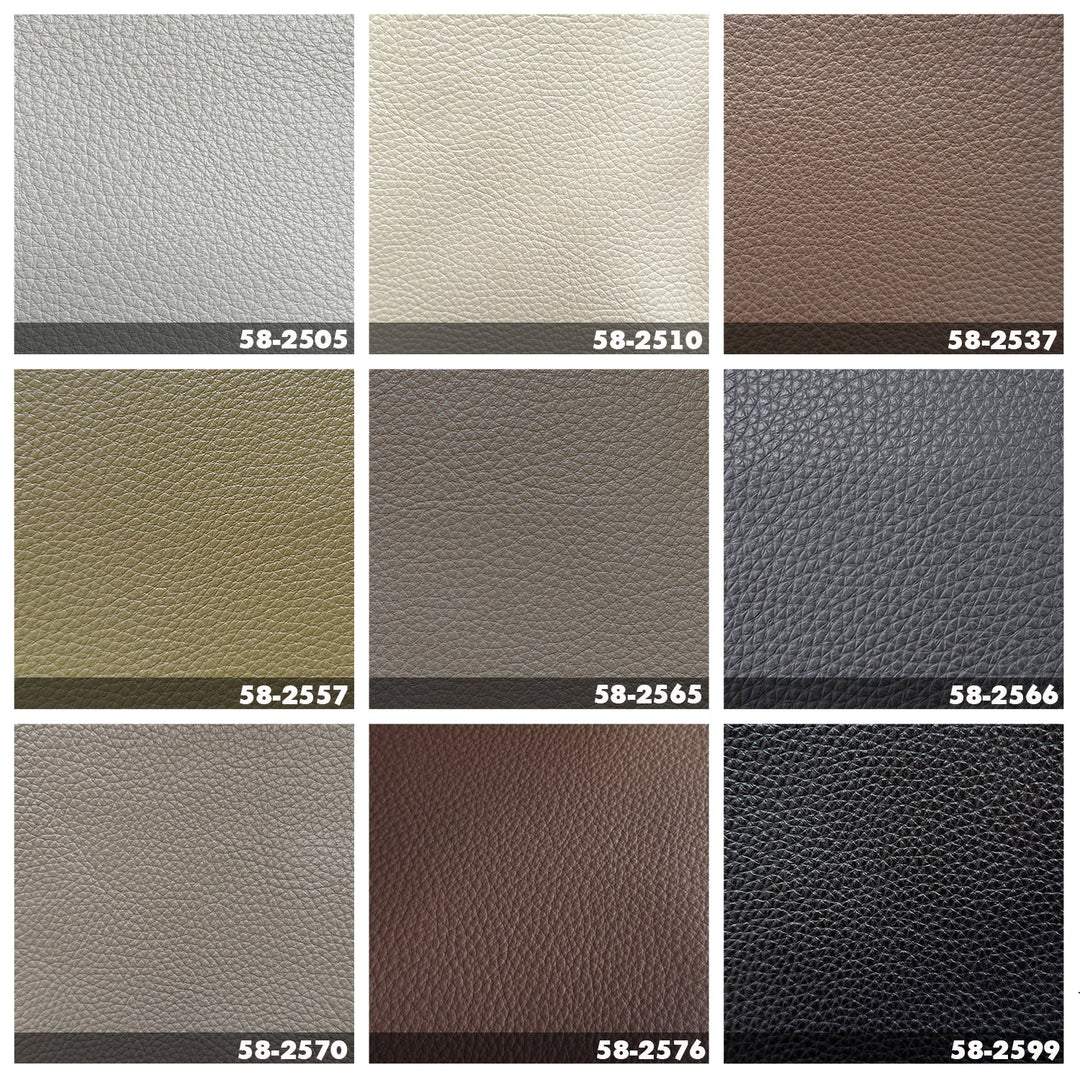 Cream Genuine Leather Bed Frame MOYU