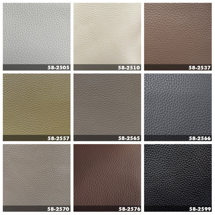 Cream Genuine Leather Bed Frame MOYU