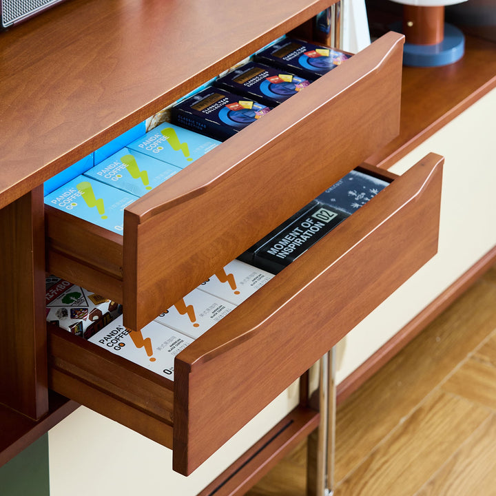 Vintage Boxwood Side Cabinet SILVER WING