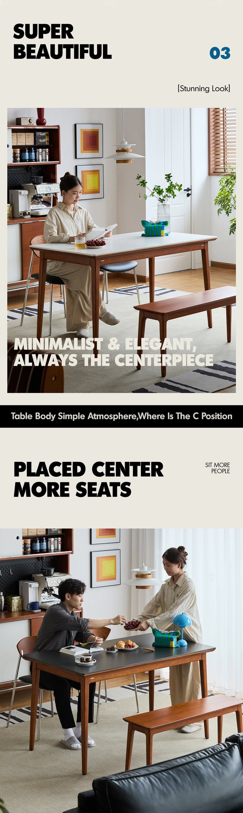 Bauhaus Sintered Stone Dining Table MIES More Details and Instruction_5
