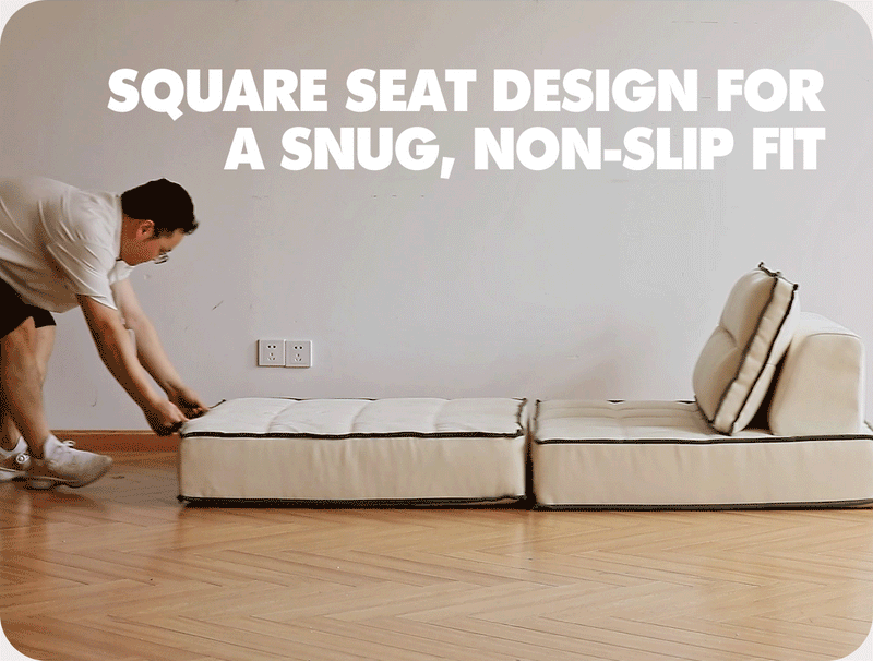 Scandinavian Cat Scratch Resistant Fabric Modular 1 Seater Sofa TIERED More Details and Instruction_5