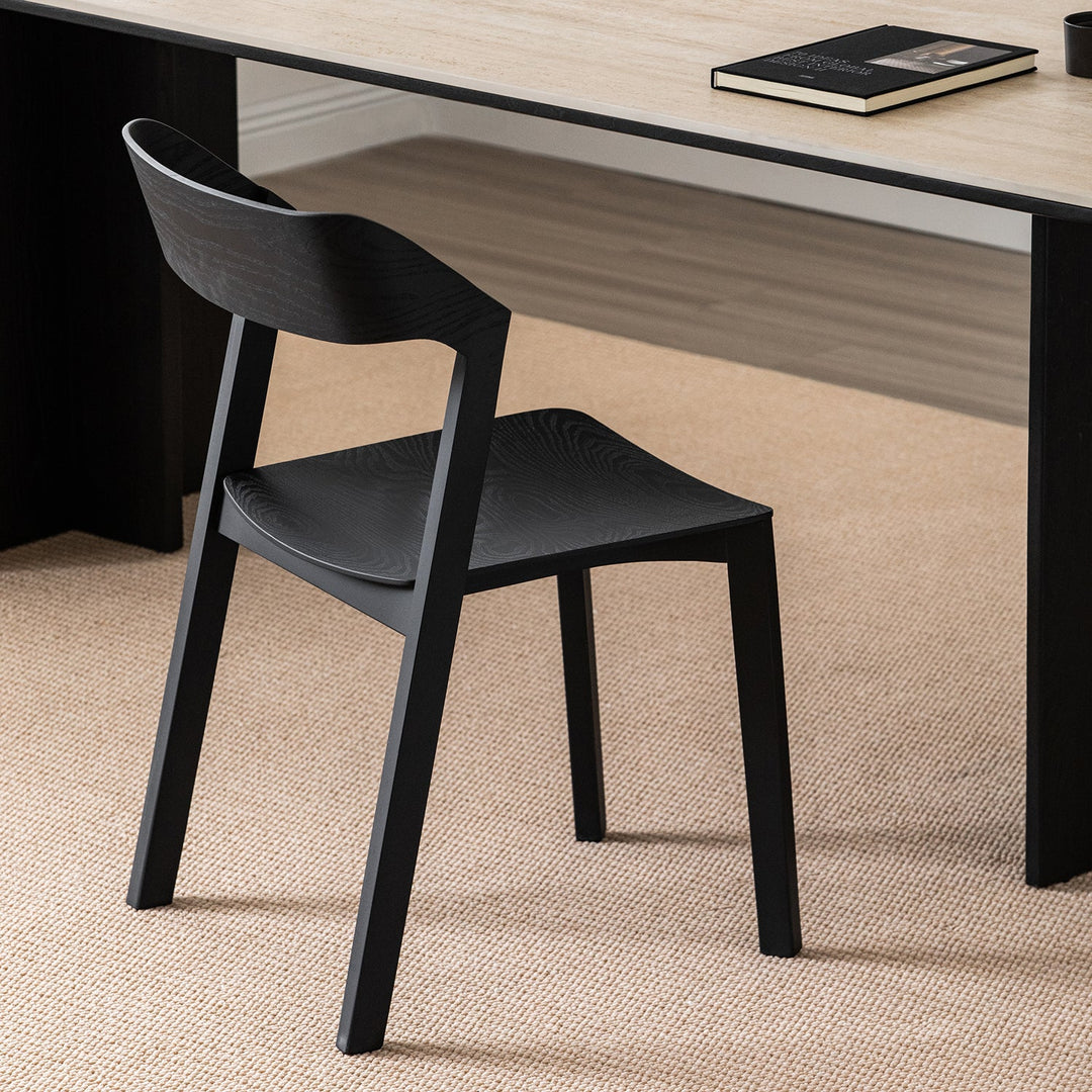 Minimalist Ash Wood Dining Chair PEARL