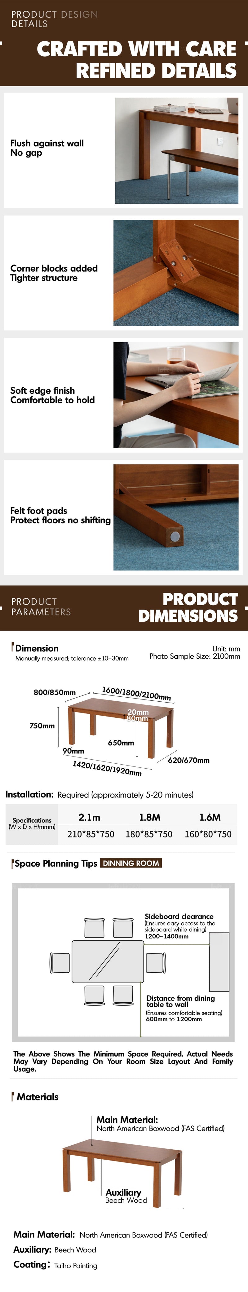 Vintage Boxwood Dining Table COASTAL More Details and Instruction_4