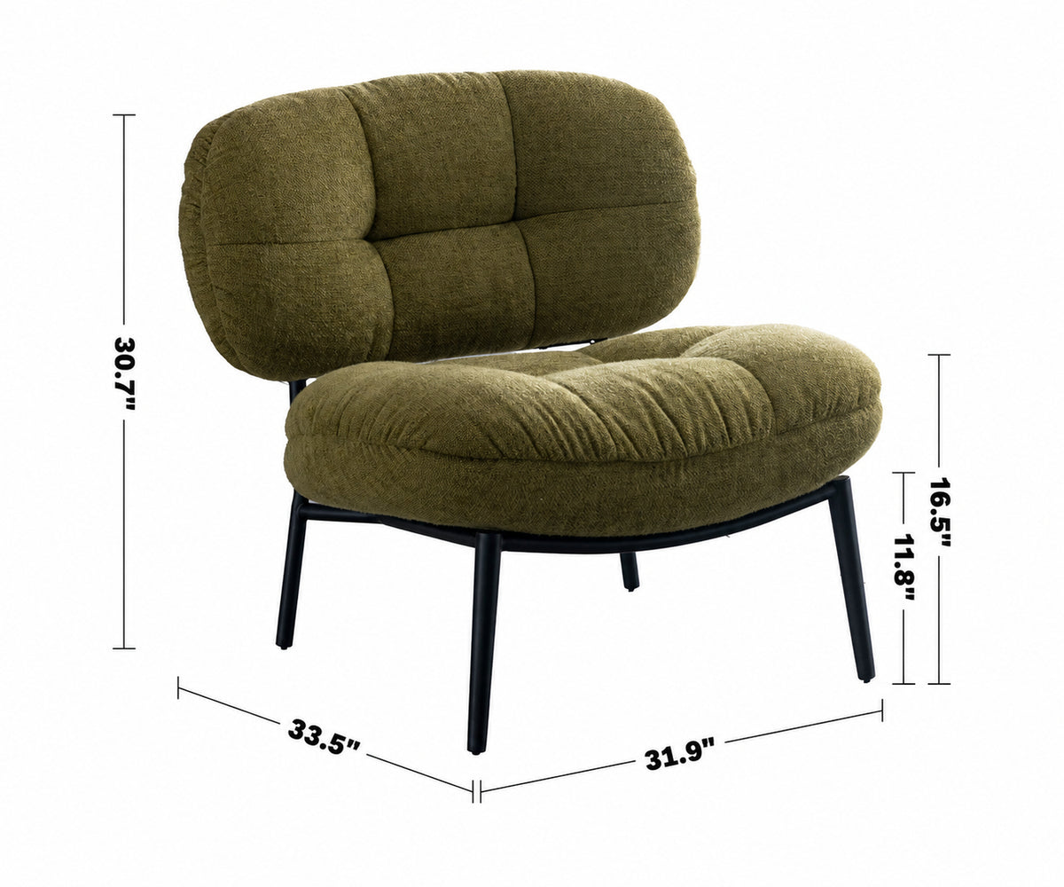 Cream Linen Fabric 1 Seater Sofa LUKA LUKA Size Chart