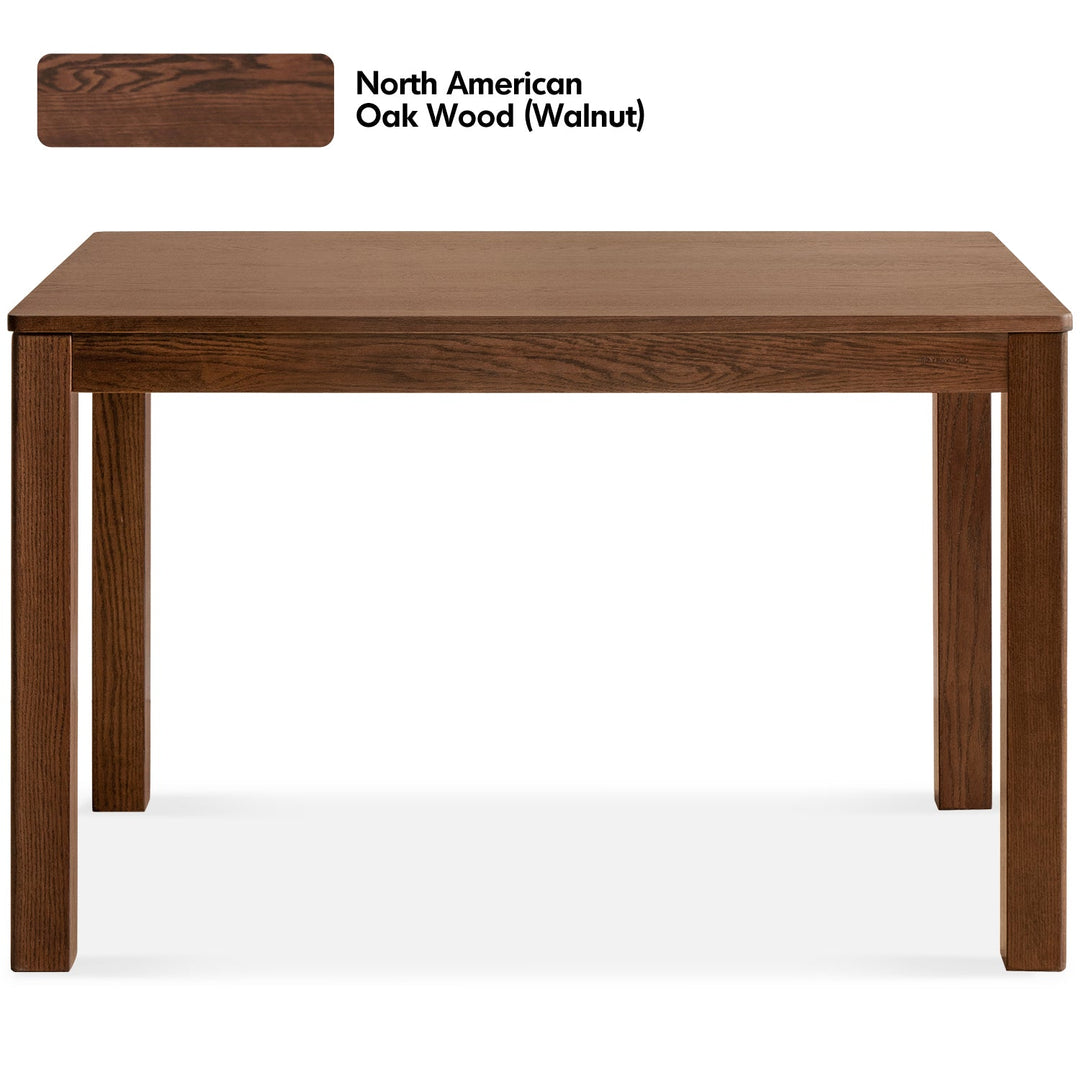Scandinavian oak wood dining table walden conceptual design.