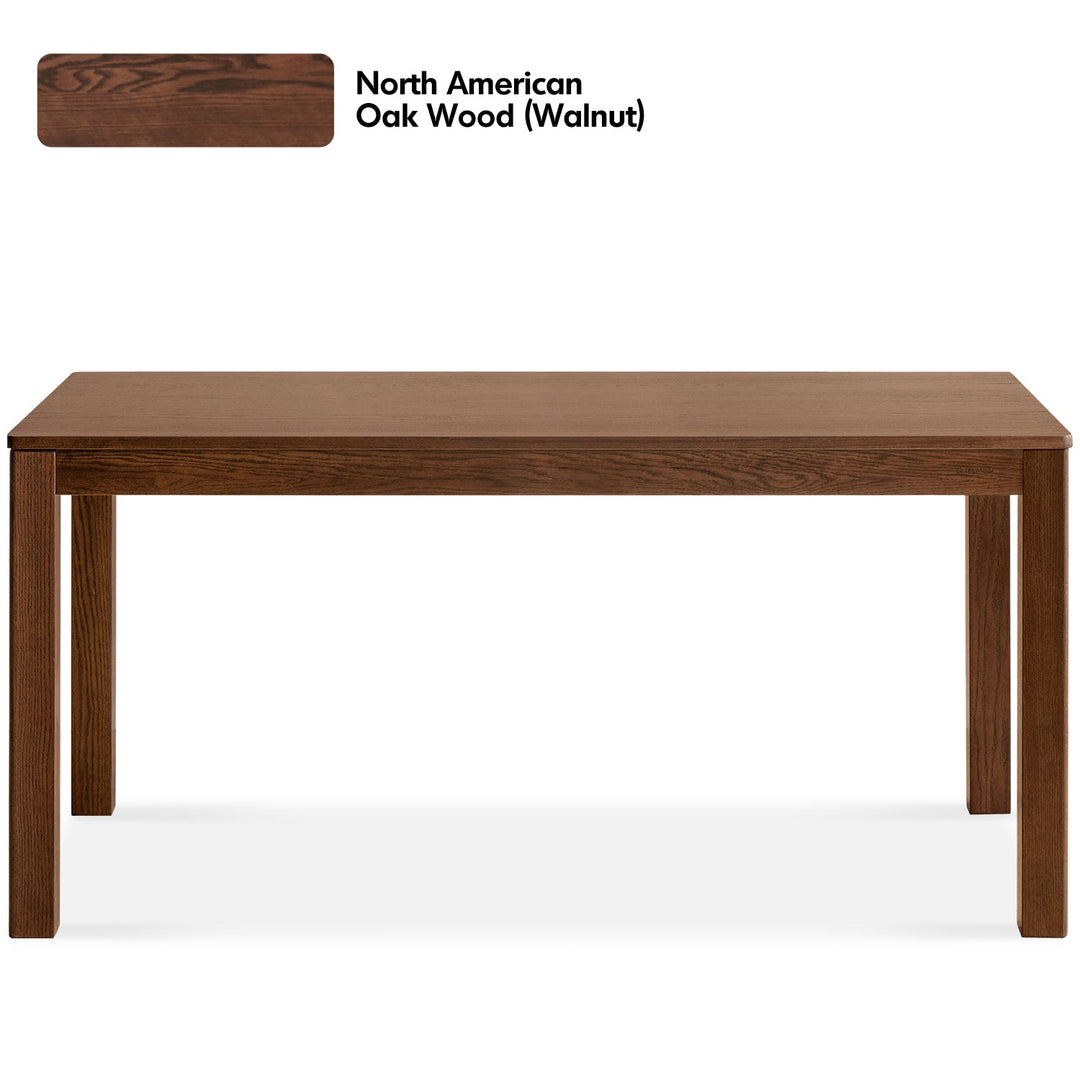Scandinavian oak wood dining table walden detail 2.