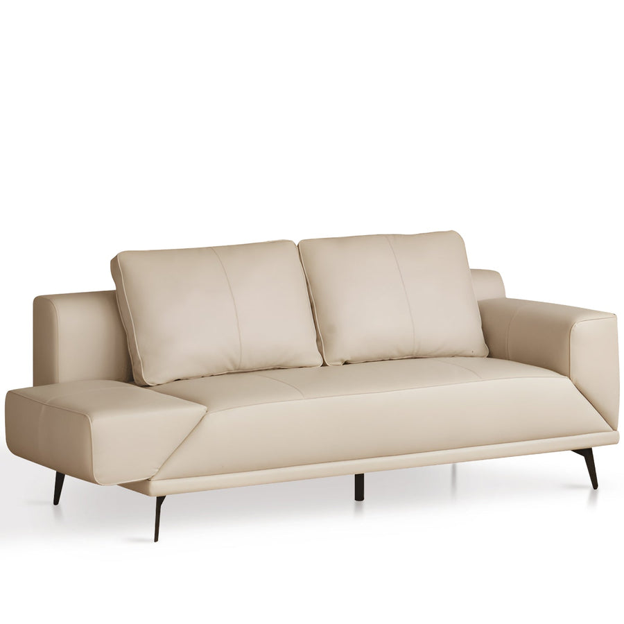 Modern Genuine Leather 2 Seater Sofa Bed LINEA