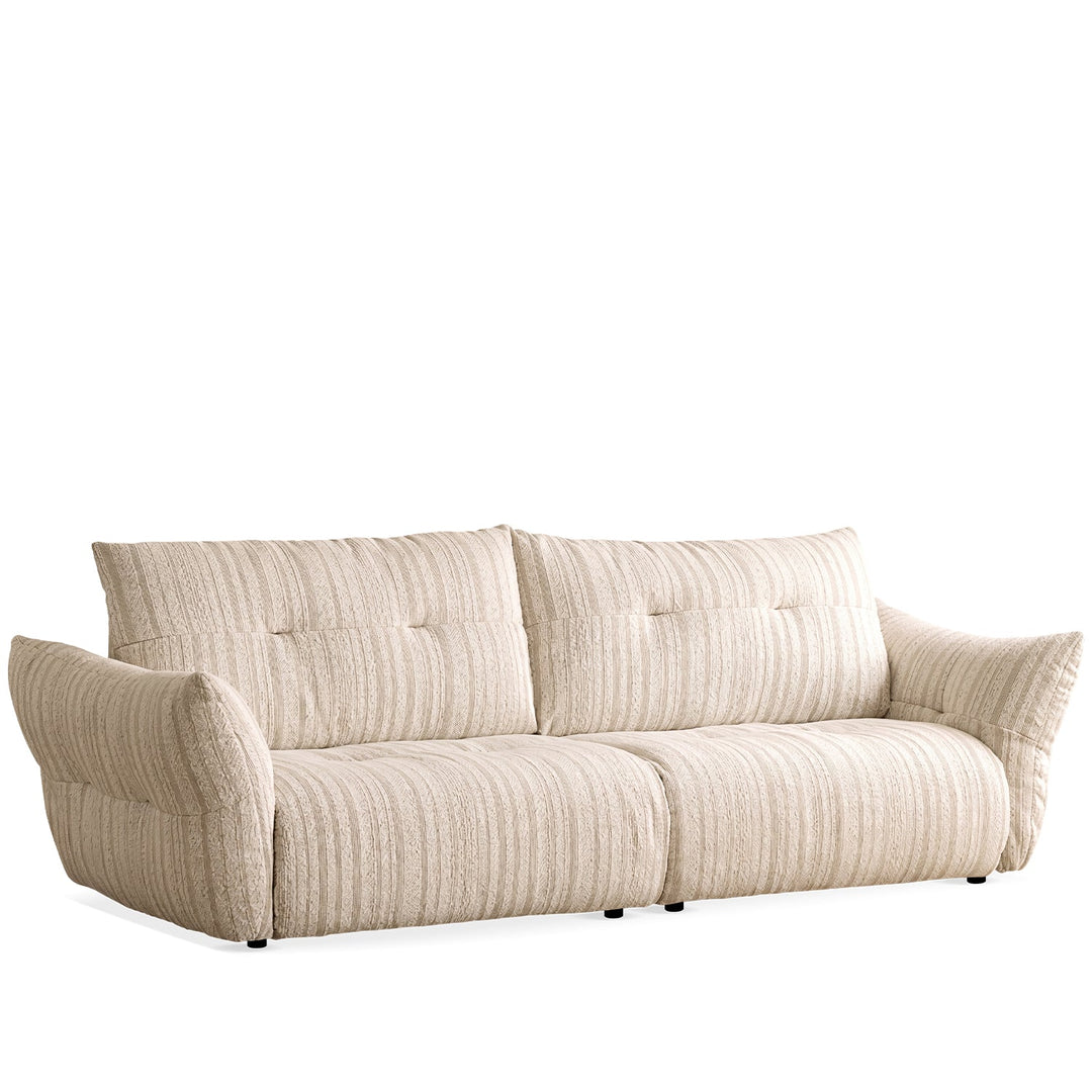 Cream fabric 4 seater sofa mochi detail 18.