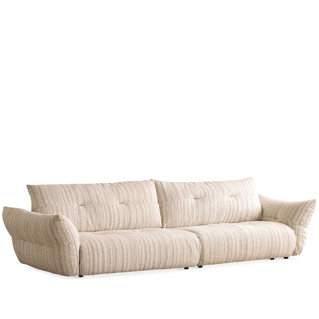 Cream fabric 4 seater sofa mochi detail 20.