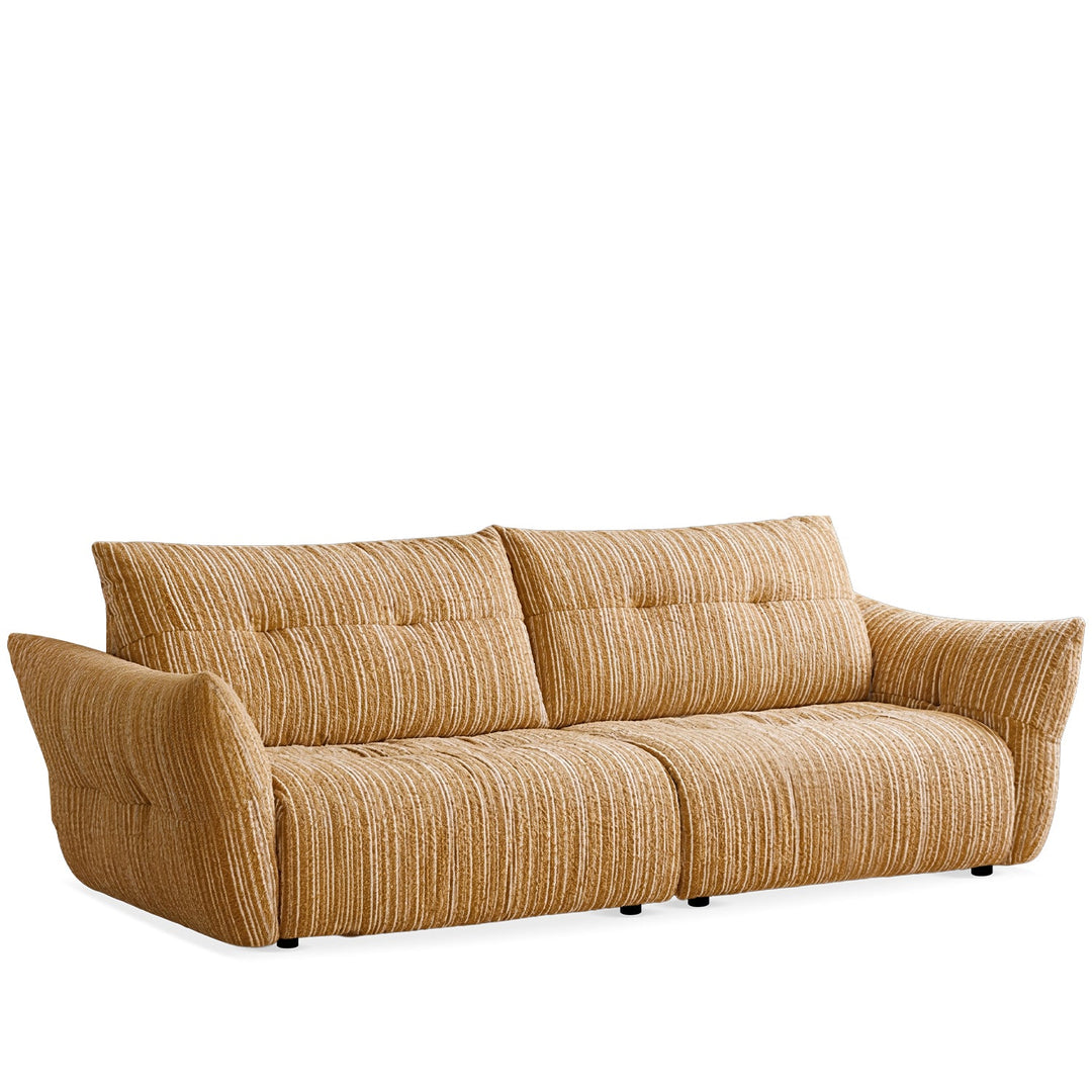 Cream fabric 4 seater sofa mochi detail 21.