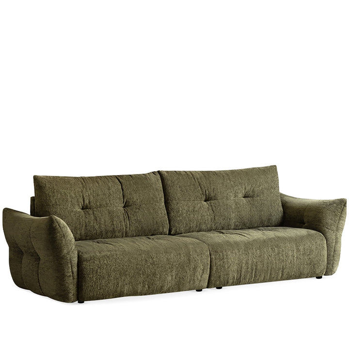 Cream fabric 4 seater sofa mochi detail 6.