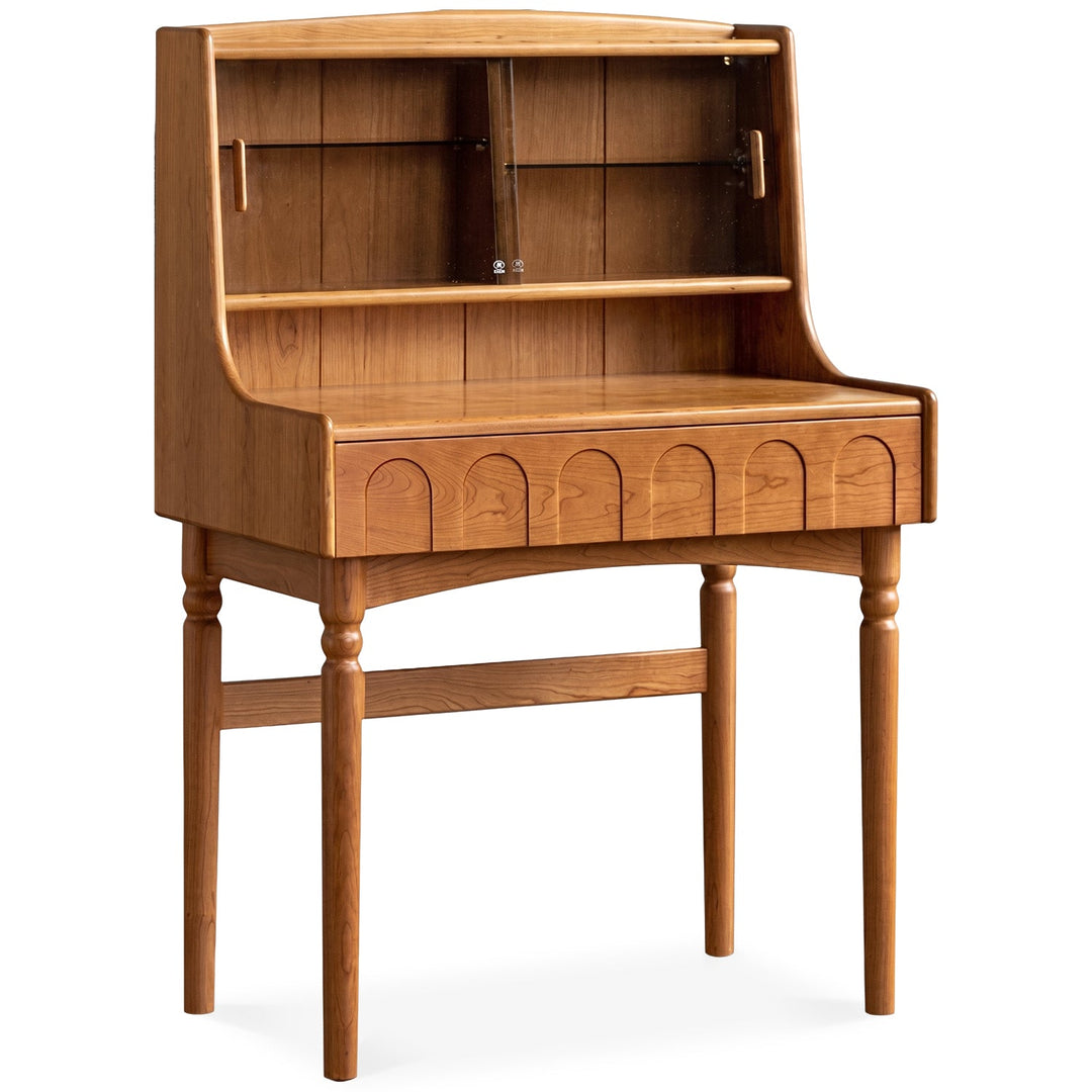 Vintage cherry wood dressing table anna in still life.
