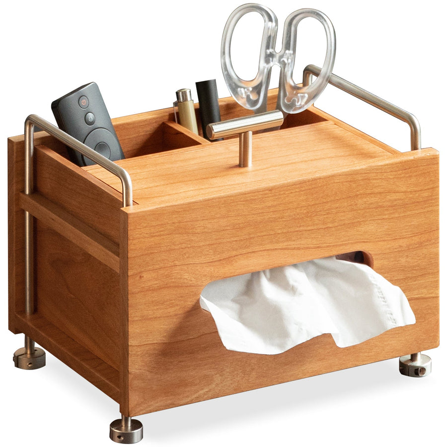 Scandinavian Cherry Wood Tissue Box SORT