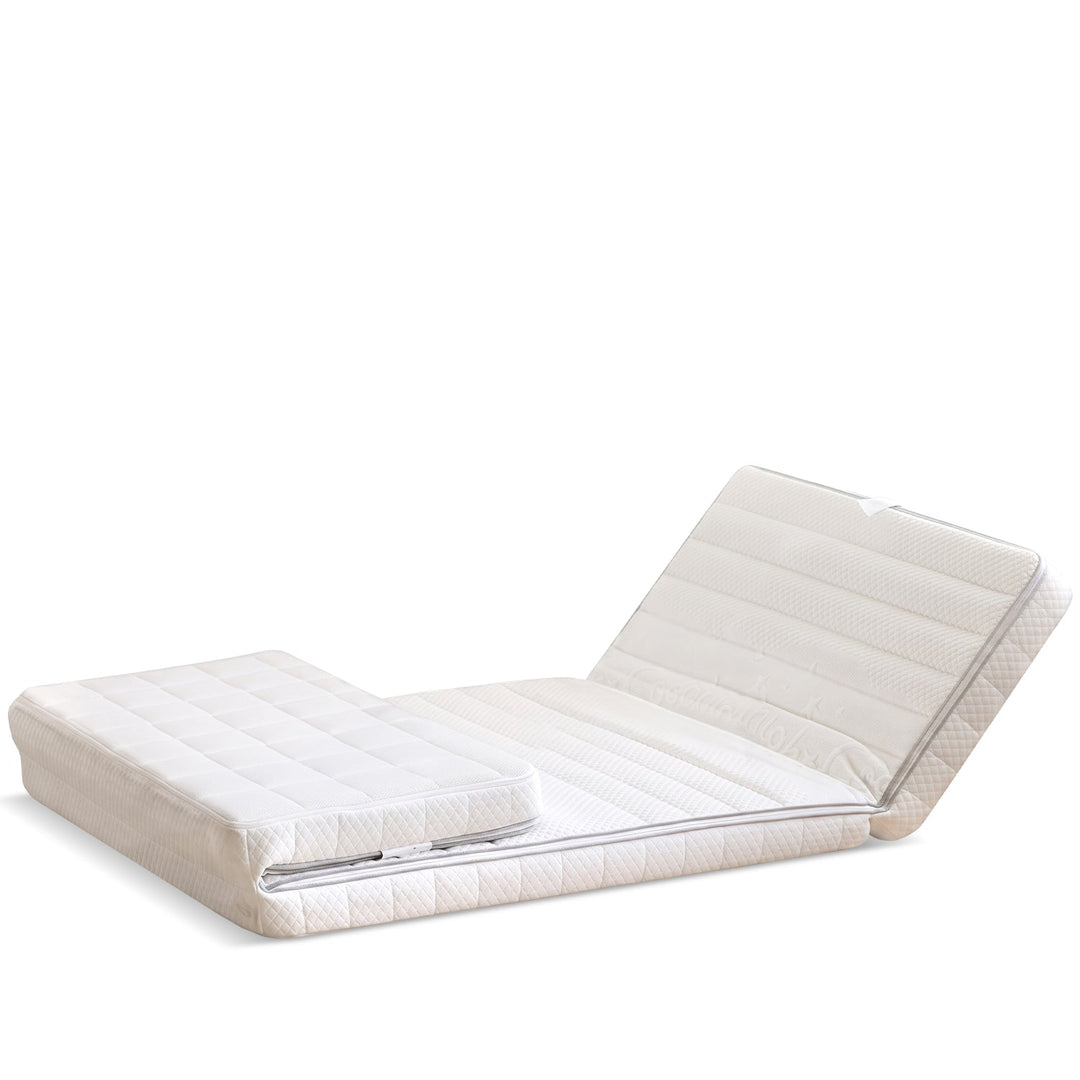 Scandinavian beech wood kids storage bed with slide and study desk cloud detail 4.