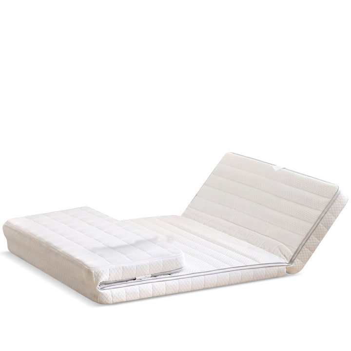 Scandinavian beech wood kids storage bed with slide and study desk cloud detail 5.