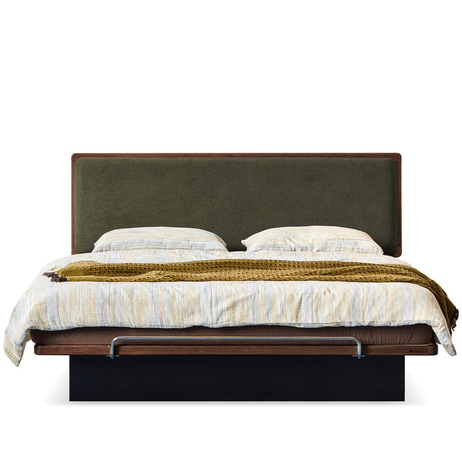 Bauhaus Walnut Wood Storage Bed FILM