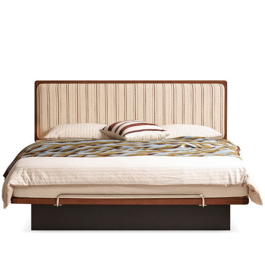 Bauhaus boxwood storage bed film in white background.