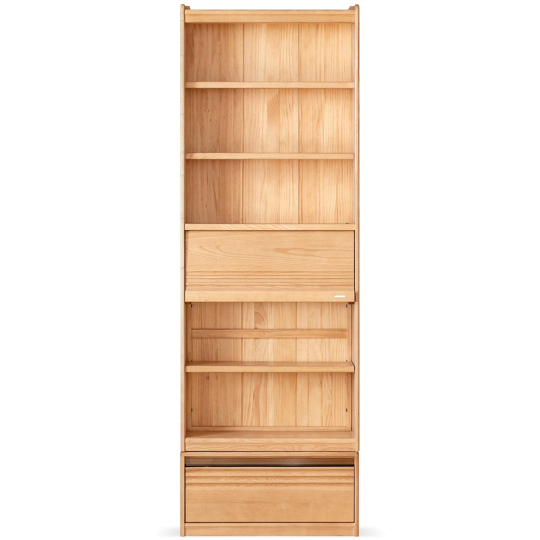 Scandinavian ash wood bookshelf gallery detail 2.