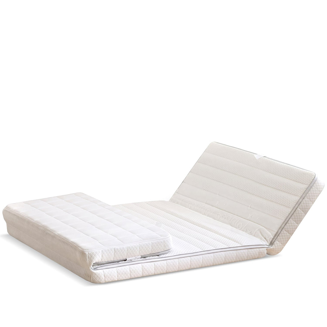 Scandinavian beech wood kids storage bed with study desk matchstick detail 3.