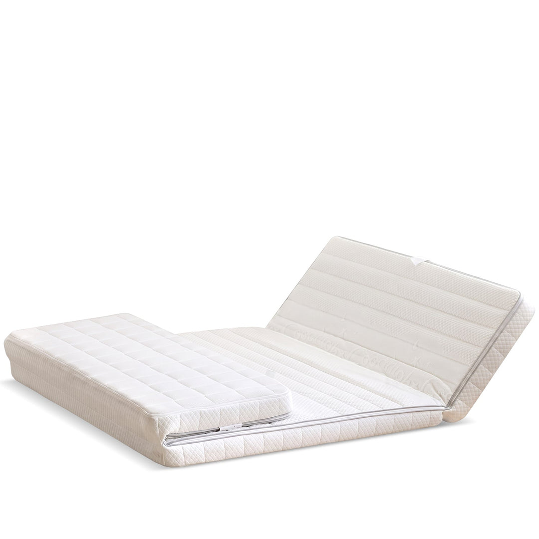 Scandinavian beech wood kids storage bed with study desk matchstick detail 4.
