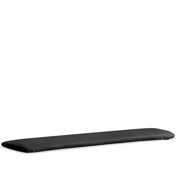 Scandinavian removable padded bench cushion cheese detail 4.