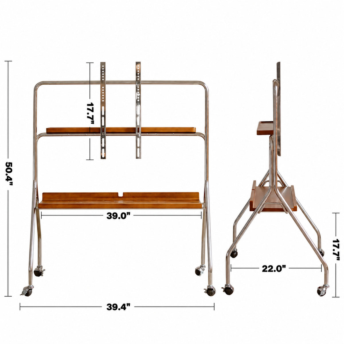Bauhaus Boxwood TV Hanger CHARLES Size Chart
