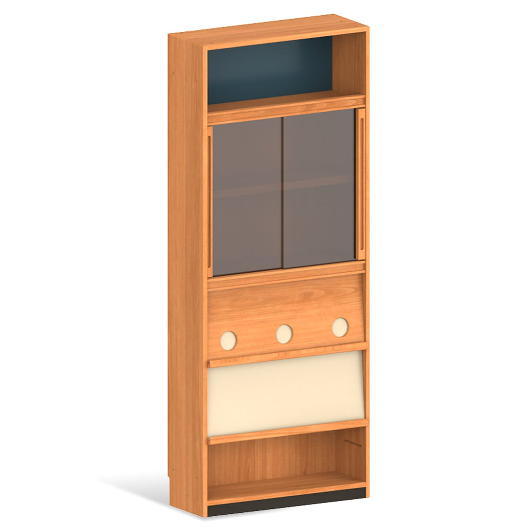 Scandinavian Cherry Wood Bookshelf TIME