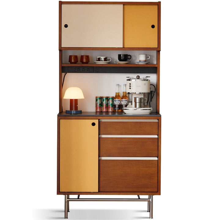 Vintage Boxwood Storage Side Cabinet EASEBAR