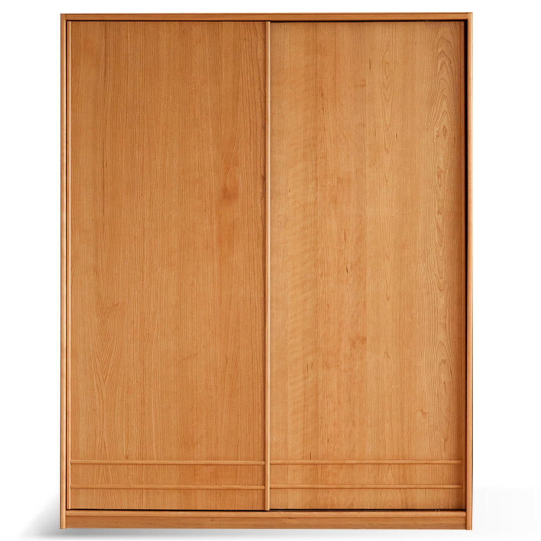 Scandinavian Cherry Wood Sliding Door Wardrobe AUTUMN