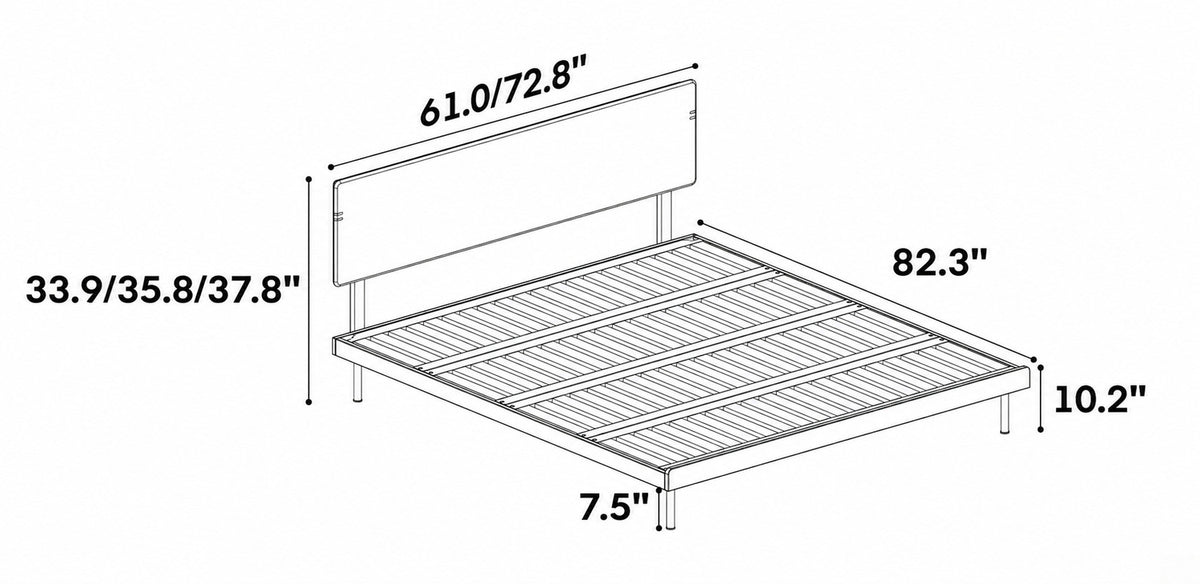 Bauhaus Boxwood Bed CAMPAN Size Chart