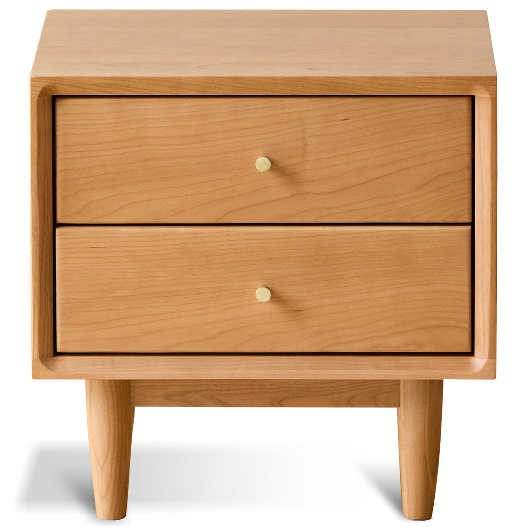 Scandinavian Cherry Wood Side Table GREEN