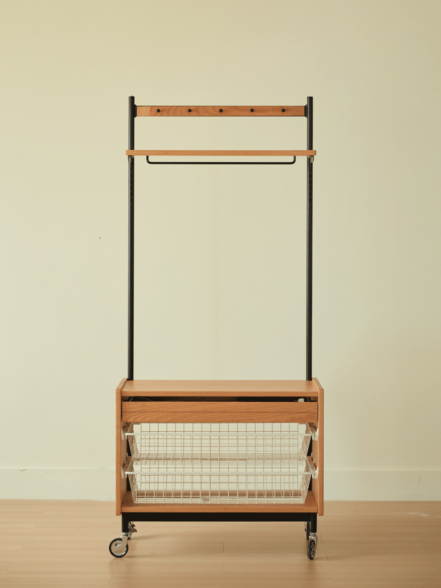 Scandinavian Cherry Wood Clothes Hanger COVE