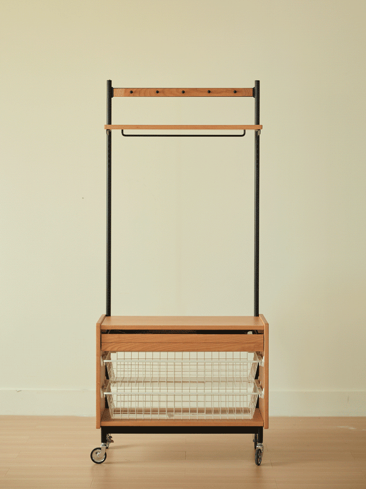 Scandinavian Cherry Wood Clothes Hanger COVE