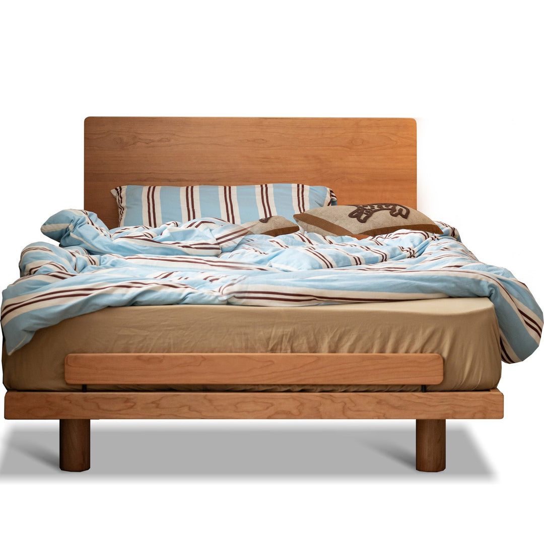 Scandinavian Cherry Wood Bed SMALL