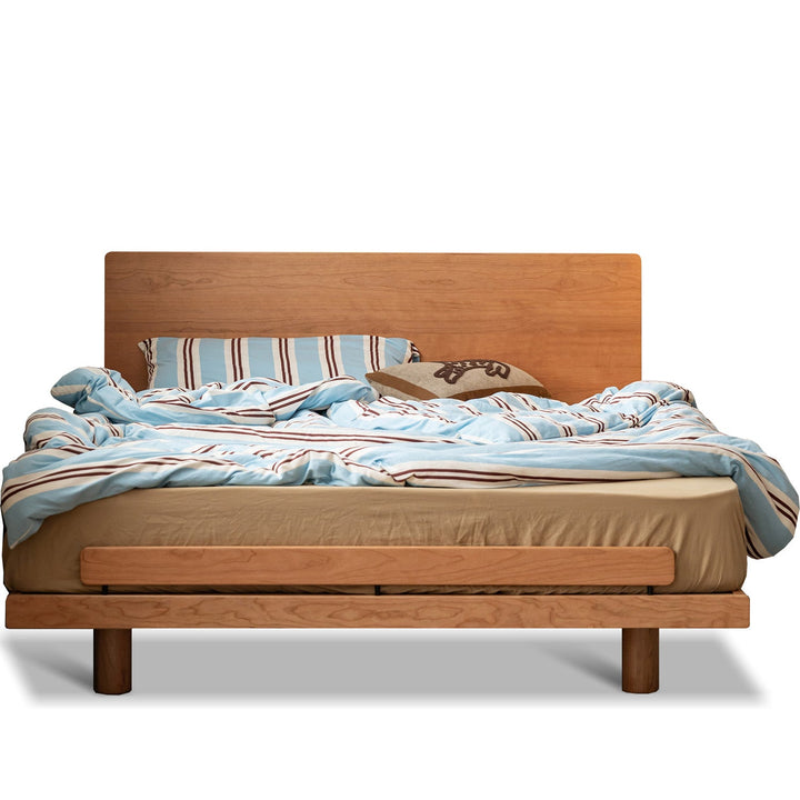 Scandinavian Cherry Wood Bed SMALL