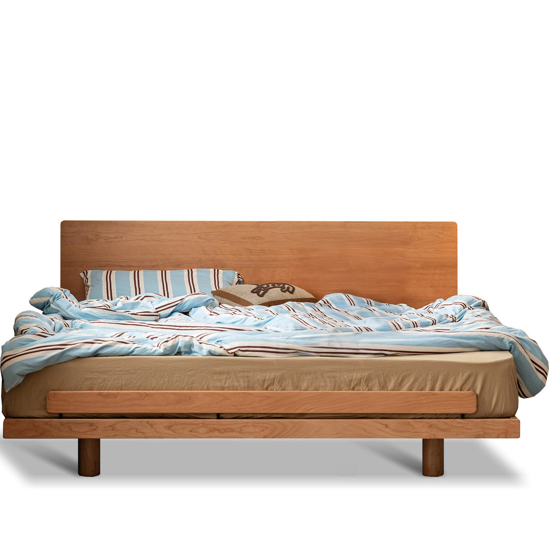 Scandinavian Cherry Wood Bed SMALL