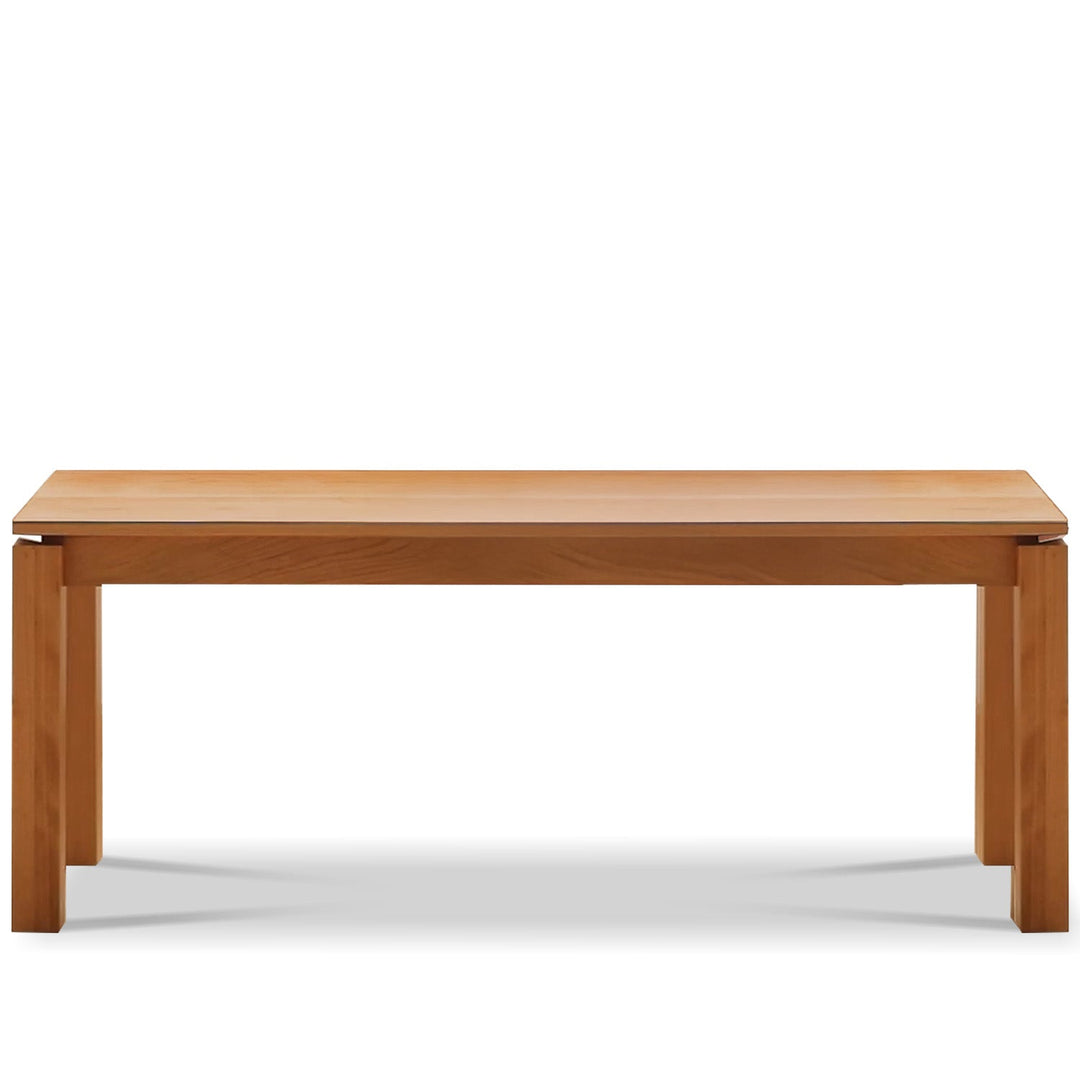 Minimalist Cherry Wood Dining Bench COASTAL