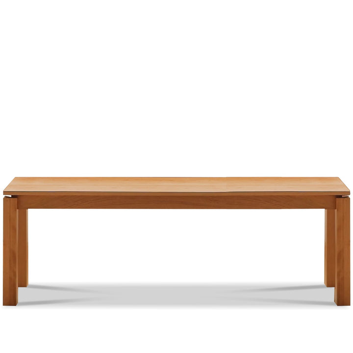 Minimalist Cherry Wood Dining Bench COASTAL