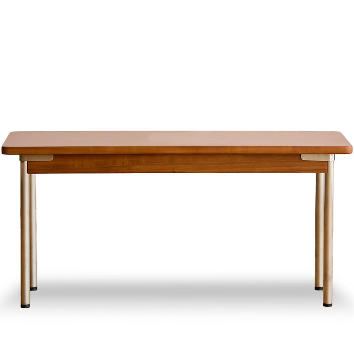 Bauhaus boxwood dining bench pinecone in white background.